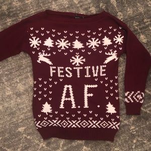 Festive AF Christmas Sweater